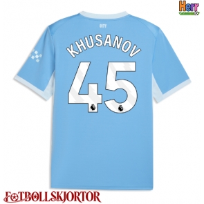 Manchester City Abdukodir Khusanov #45 Hemmatröja 2026-27 Kortärmad